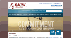 Desktop Screenshot of kcelectric.coop